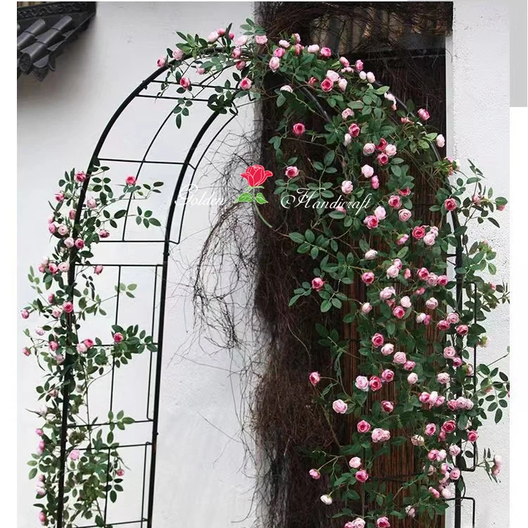 

QSLH-SY0227 New design 2023 Artificial rose garland for wedding decoration silk rose flowers Garland For wedding and home decor