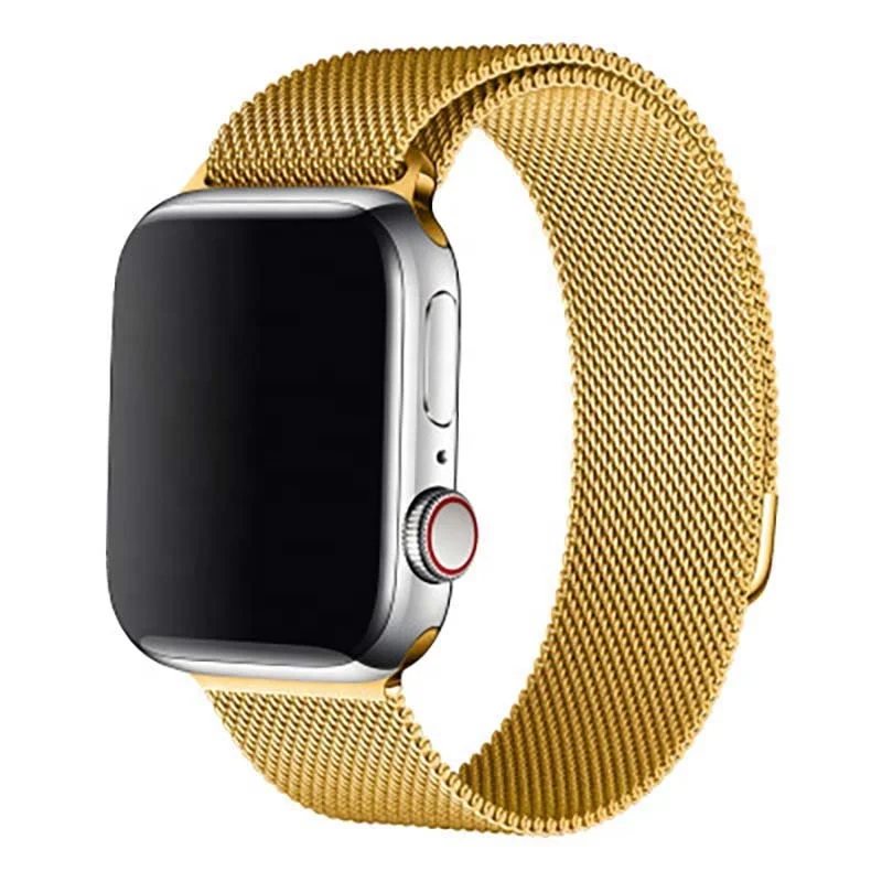 

Magnet Milan mesh stainless steel bracelet Thin watch strap 38 40 42 44 mm watch belt metal watchband wristwatches band, More colors selection