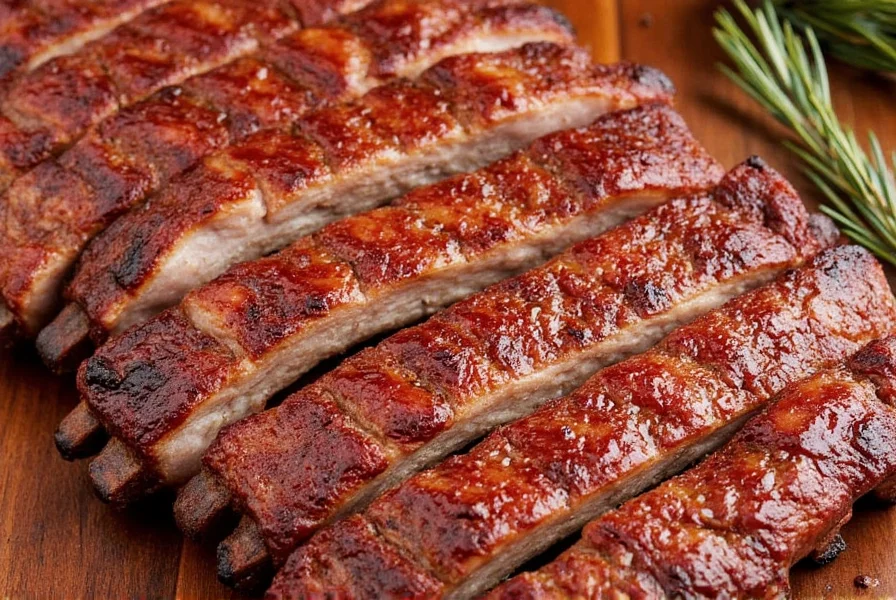 Monitoring temperature while smoking ribs