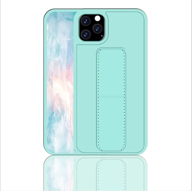 

New Coming Protector Back Magnet Phone Cover For iphone 11 pro foldable kickstand phone accessory for iphone 11, 10 colors