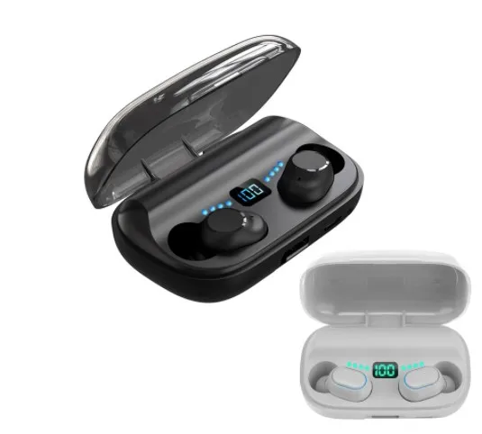 

T11 TWS Waterproof Sport Headphone with LED display in cheap price T11 earphone with TYPE C Charging cable