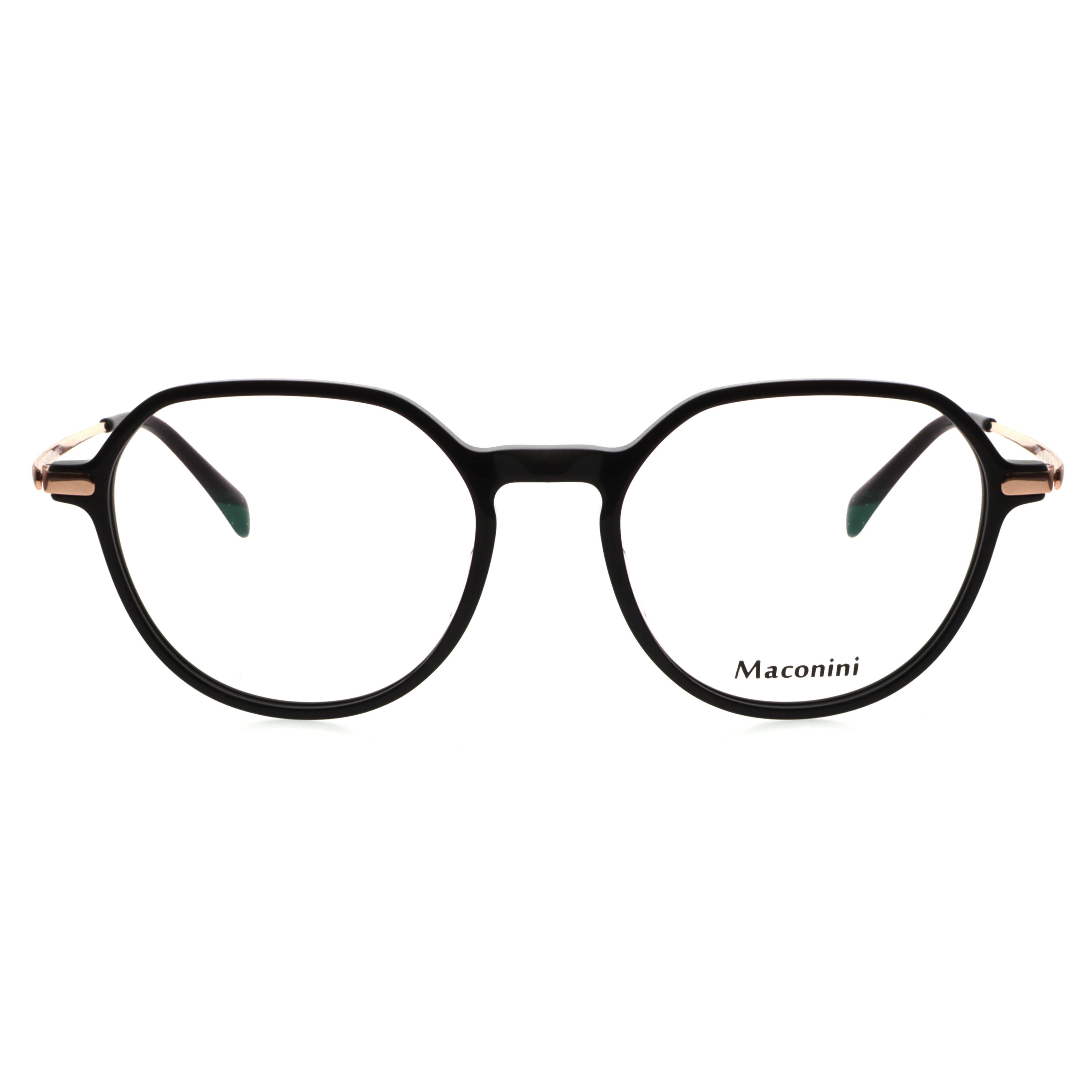 

2021 Prescription Black Round Acetate Metal Optical Eyeglasses Frames Spectacle