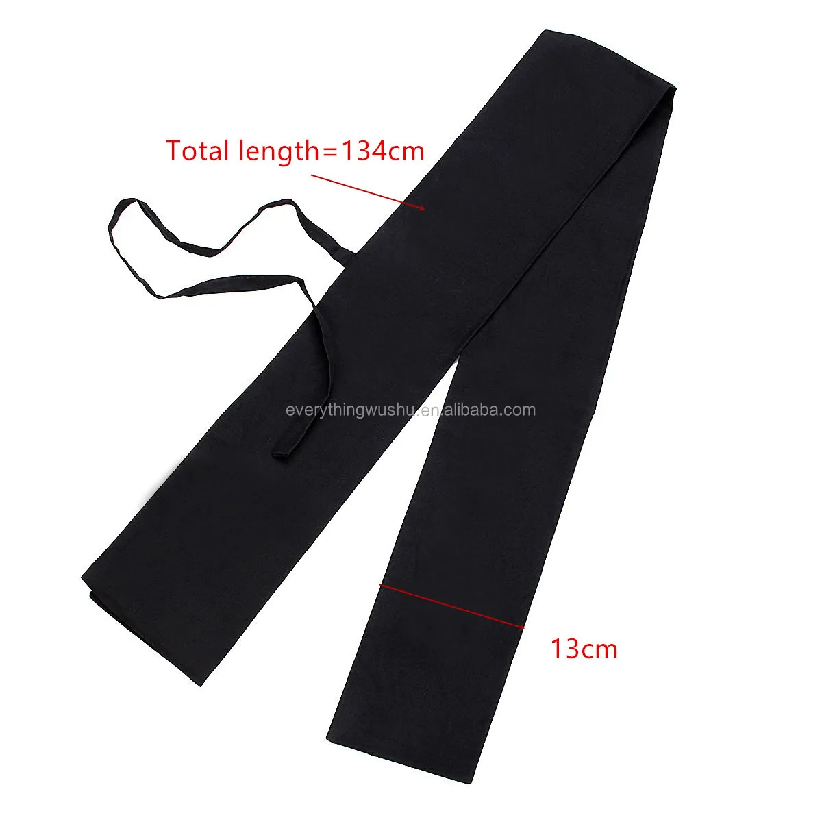 Black Bag for Japanese Samurai Swords Katana Cotton Outer Cover Large Long Size 1.3m Japan Sword Bag Soft Sheath