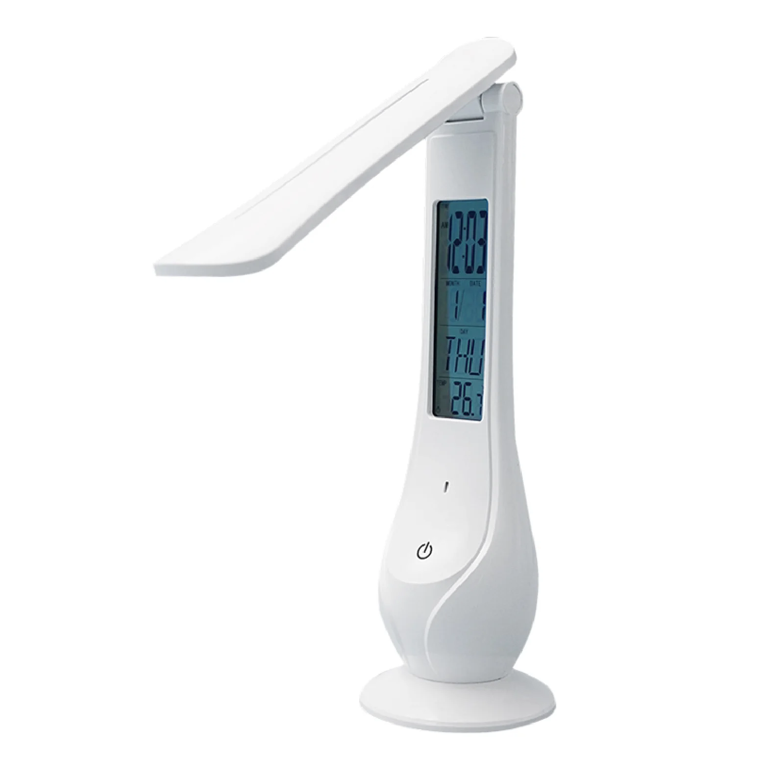 

csx led bedside lamp with clock calander temperature function led lamp usb with battery usb led lamp