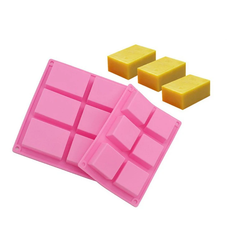 

Environmentally friendly creative convenient silicone handmade soap mold Silicone Cake Mold baking tools, Pink