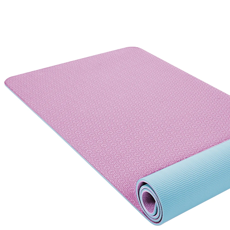 

Environmental multi-color options TPE material yoga mat, Purple