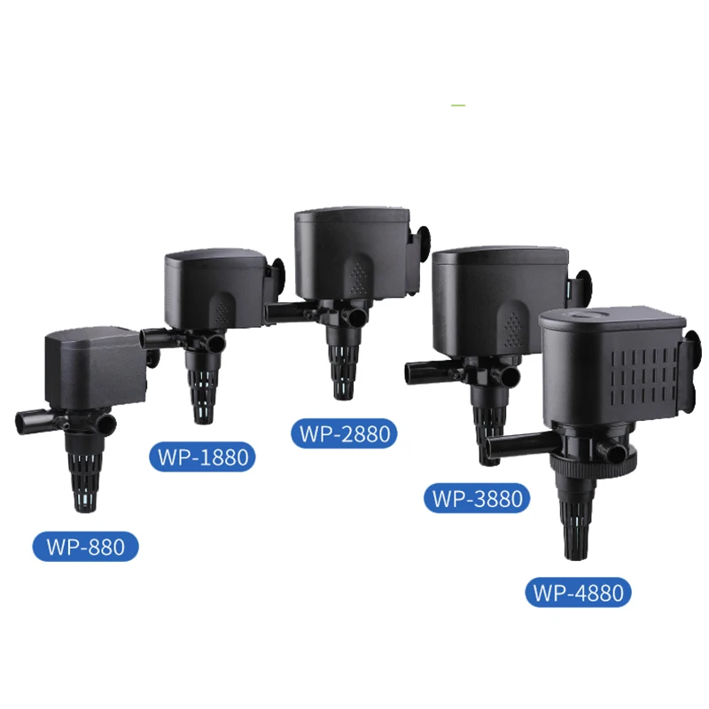 

Sobo WP-2880 multifunction submersible pump for fish tank 3 in 1 canister filter, Black
