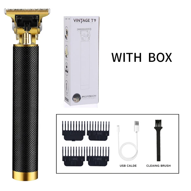 

Most popular Black Gold electric portable rechargeable hair clipper professional hair clippers for salon, Black golden