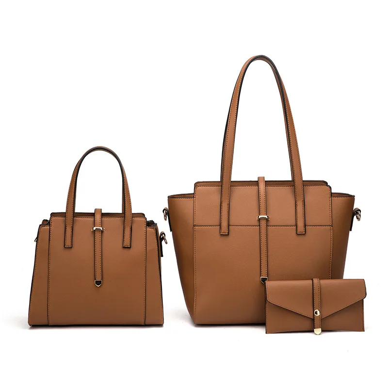 

2020 fashion bags woman Handbag Top Handle Satchel Shoulder Tote Bag Purse Set 3 PCS
