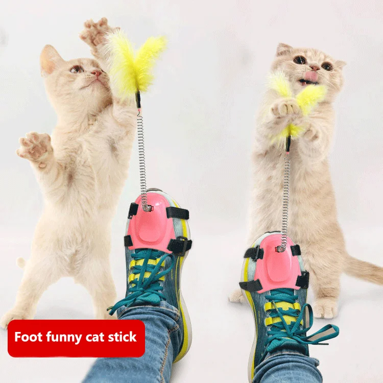 

2021Hot Selling Pet Toys Pet Products Cat toys creative new spring cat stick