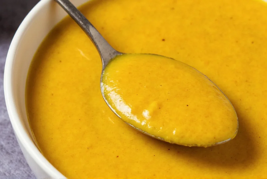 Mixing ingredients for Peruvian Yellow Sauce