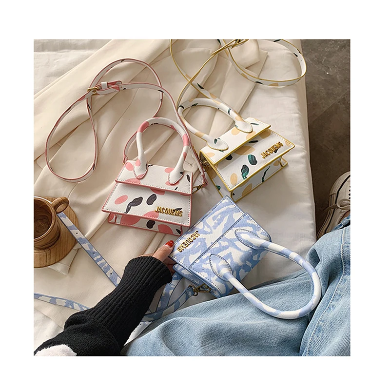 

Mini Famous Brand Print Handbags Women Luxury Hand Bag Ladies Crossbody Bags Metal Letter Messenger Bags Female Small Tote Purse