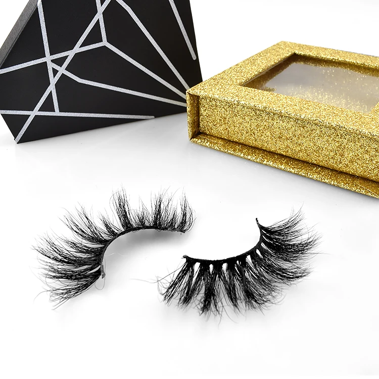 2020 Private Label Custom 25mm 3d Fluffy Eyelashes Packaging Box Wholesale Price 3d mink lashes