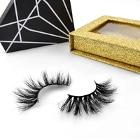 

2020 Private Label Custom 25mm 3d Fluffy Eyelashes Packaging Box Wholesale Price 3d mink lashes