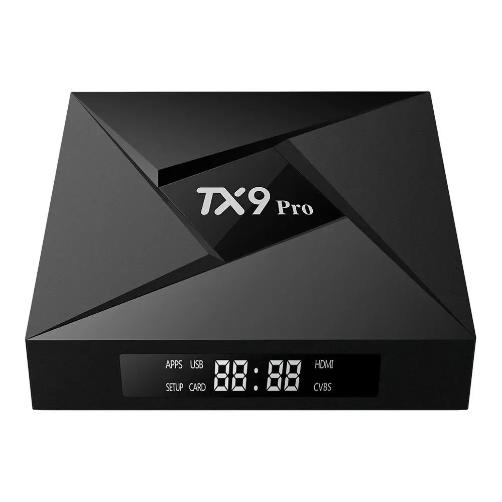 

2020 High quality Factory Price TX9 PRO Amlogic S912 Octa Core 4k android tv box 2gb 16gb, Black