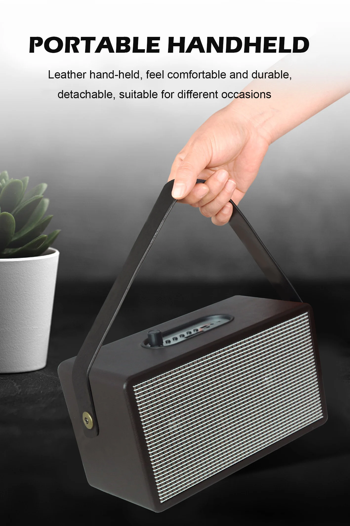High power portable trolley wireless bluetooth speaker - ANKUX.COM