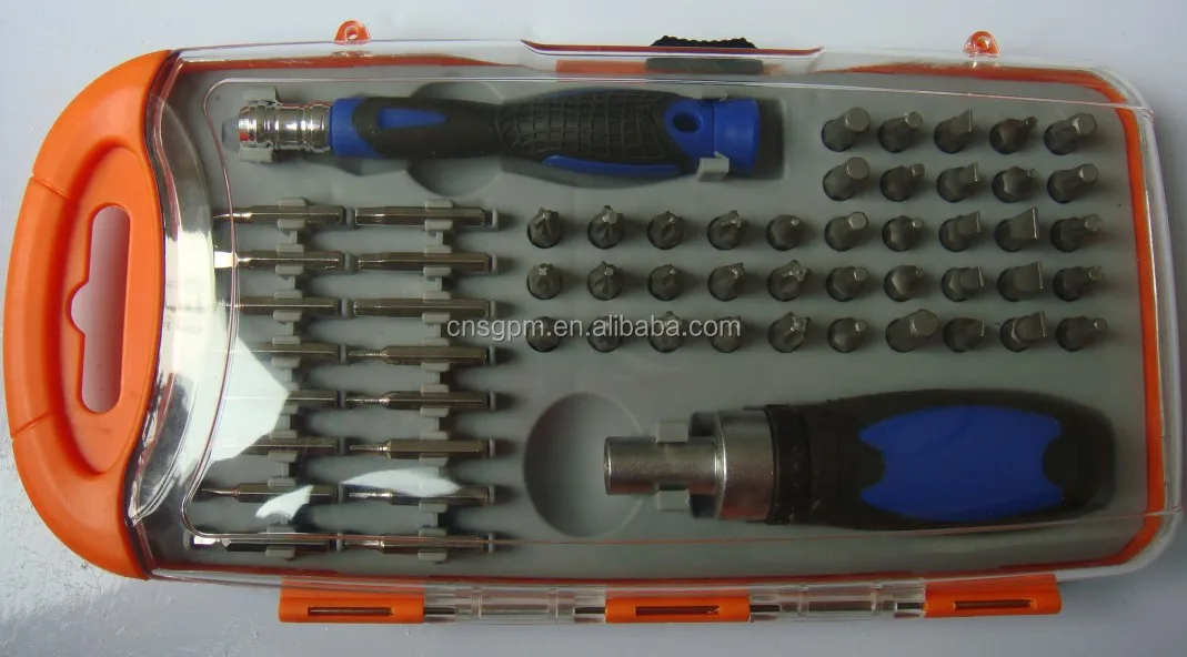 58pcs Professional Hand Tool Set Box Package Multi Screwdriver Bits Set ...