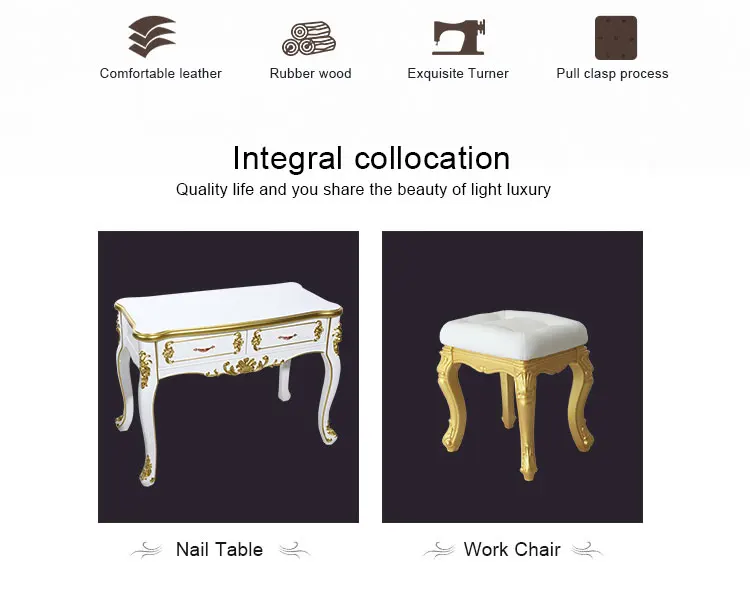 Wholesale Modern Luxury Beauty Nail Salon Furniture Pipeless Whirlpool