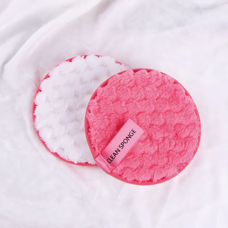 

6pcs / Bag Red Organic Large Microfibre Reusable Beauty Women Cosmetic Square Remover Cotton Pads