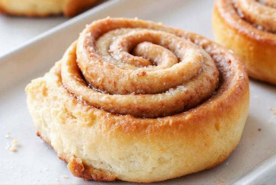 Step-by-step preparation of gluten free cinnamon roll dough showing mixing, rolling, and cutting process