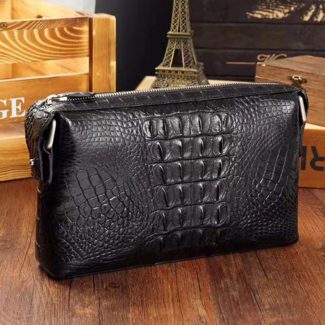 

New Design Trendy Unisex Genuine Crocodile Skin Leather Wallet