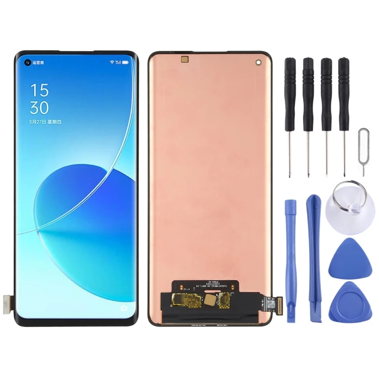 

Original AMOLED Material LCD Screen and Digitizer Full Assembly for OPPO Reno6 Pro 5G Reno6 Pro+ 5G