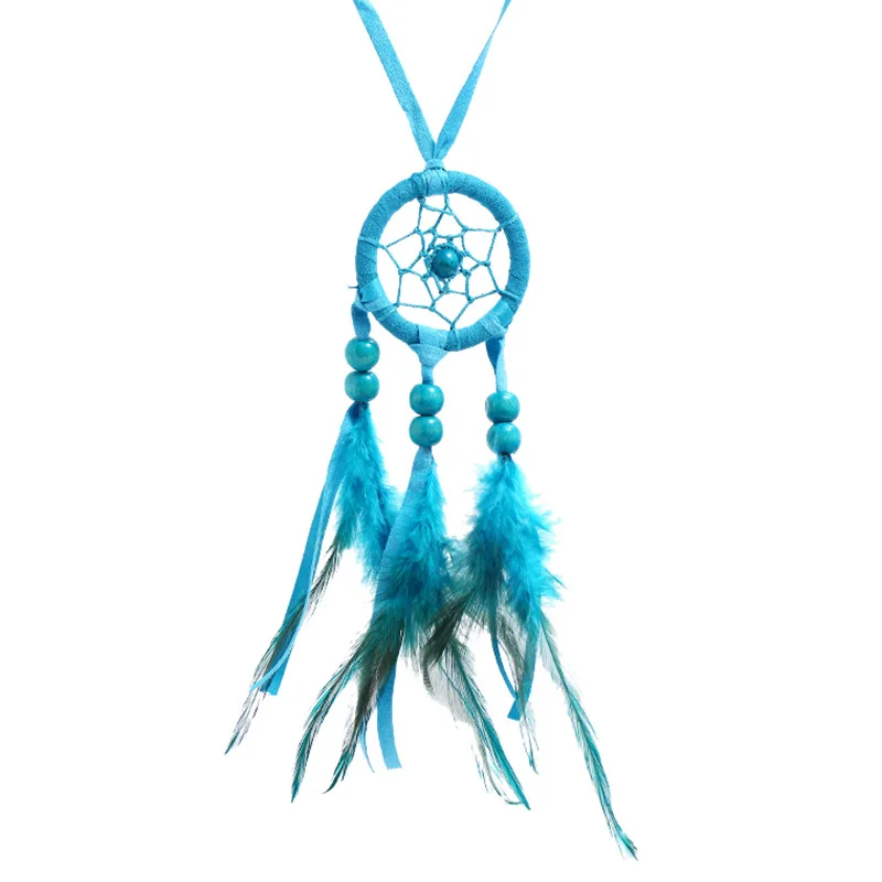 

XL006-38 Dream Catcher European and American Creative Necklace Bohemian National Wind Feather Wind Chime Pendant Female