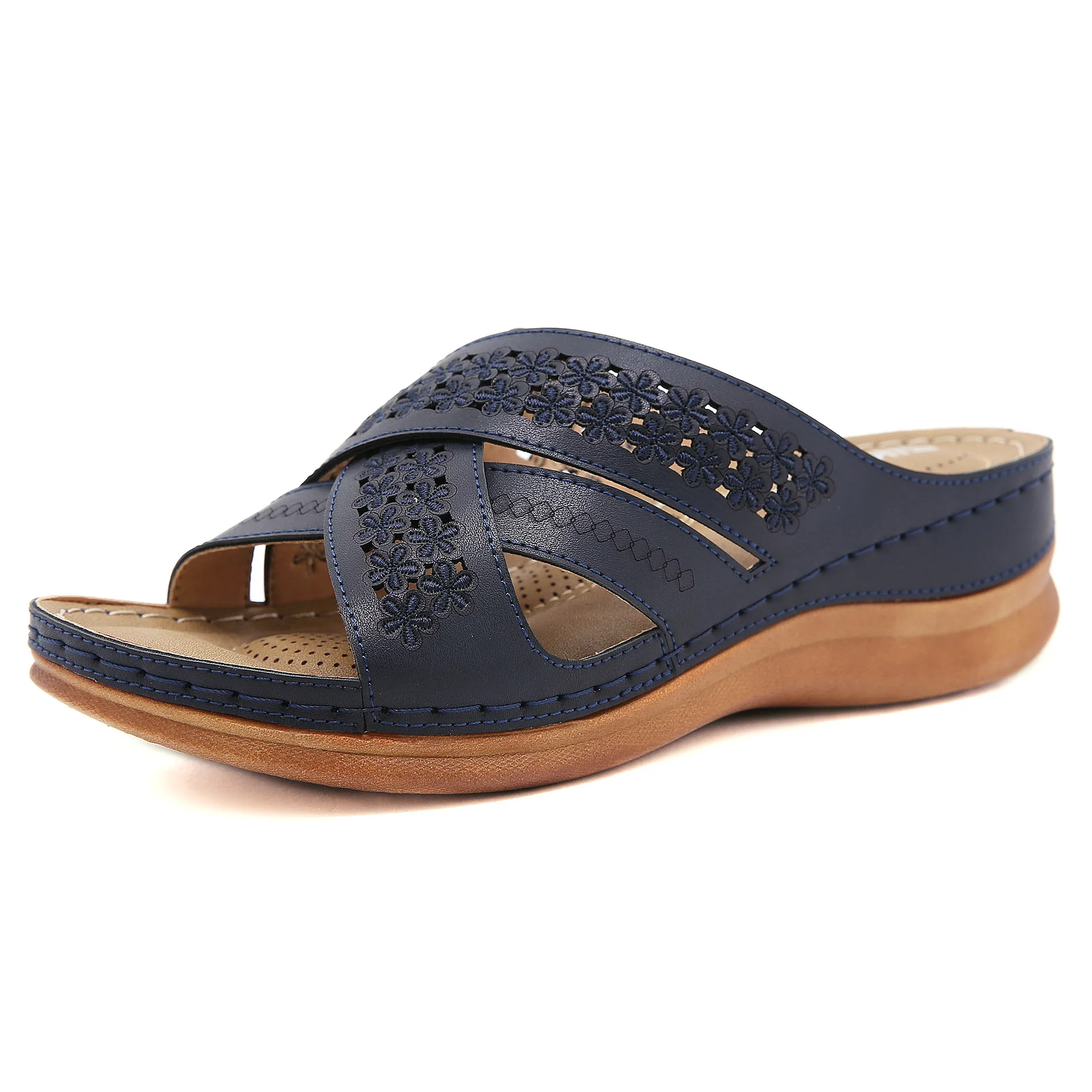 

2021 New Arrivals Summer Anti-slip Ladies Flip Flops sexy women flat sandals female flat sandals brand high heel sandal