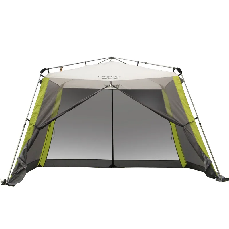 

300*300*210cm 5-8 Person Use Camping Tent Sun Shelter Large Gazebo Beach Tent