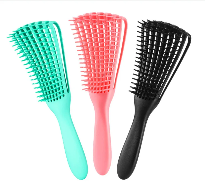 

Octopus hair brush Anti-Static Scalp Massage detangling hair brush wet and dry wavy and curly hair, Custom color