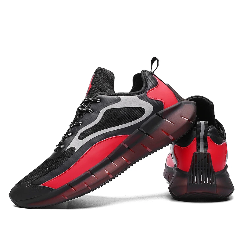 

New Hard-Wearing Breathable Sports Men Sneakers Shoes Sport Casual Shoes, White/blue/red,black/orange,black/red