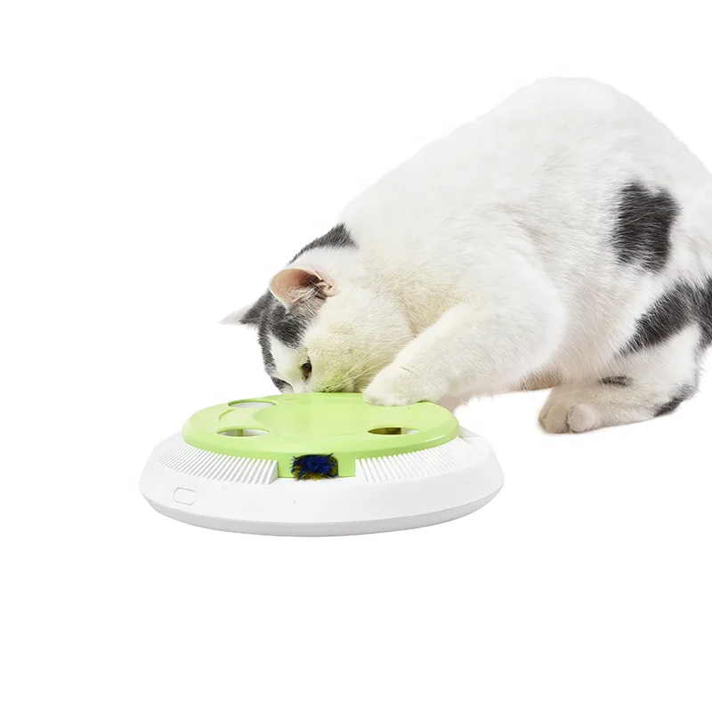 

Dropshipping Amazon choice Captivate Rotating Replaceable Feather Electronic Auto Cat Toys