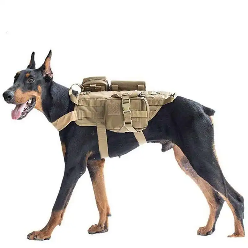 

Dog Tactical Vest for Small Dogs Pets Puppy Clothes for Small Medium Dogs All Seasons Nylon