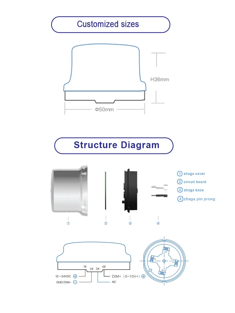 Luminaire Controller Zhaga Sesnor with Microwave Motion for Street Light