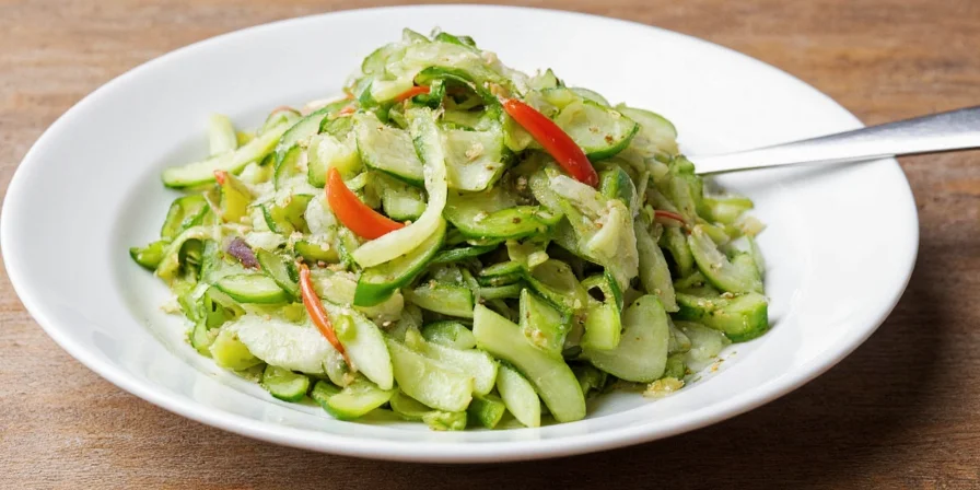 Spice ingredients for Korean cucumber salad
