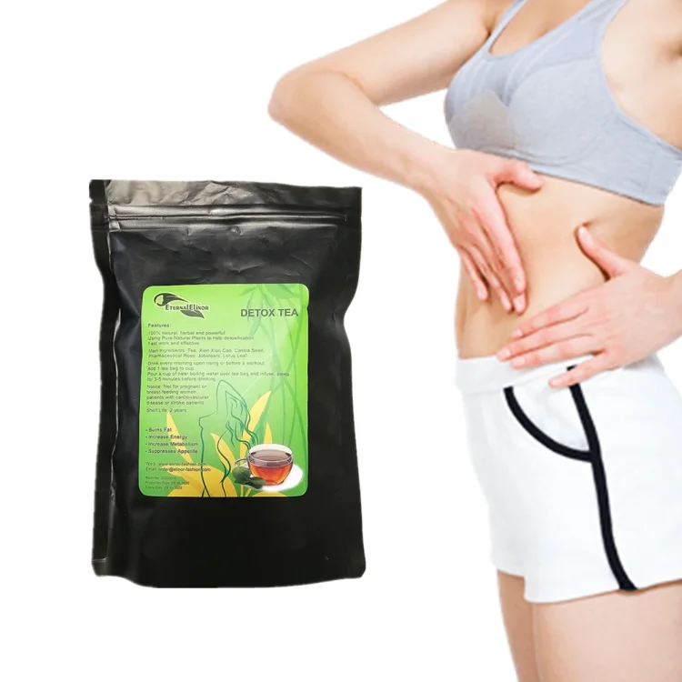 

100% natural herbs true beauty quick slim tea wholesale weight loss detox tea bags private label