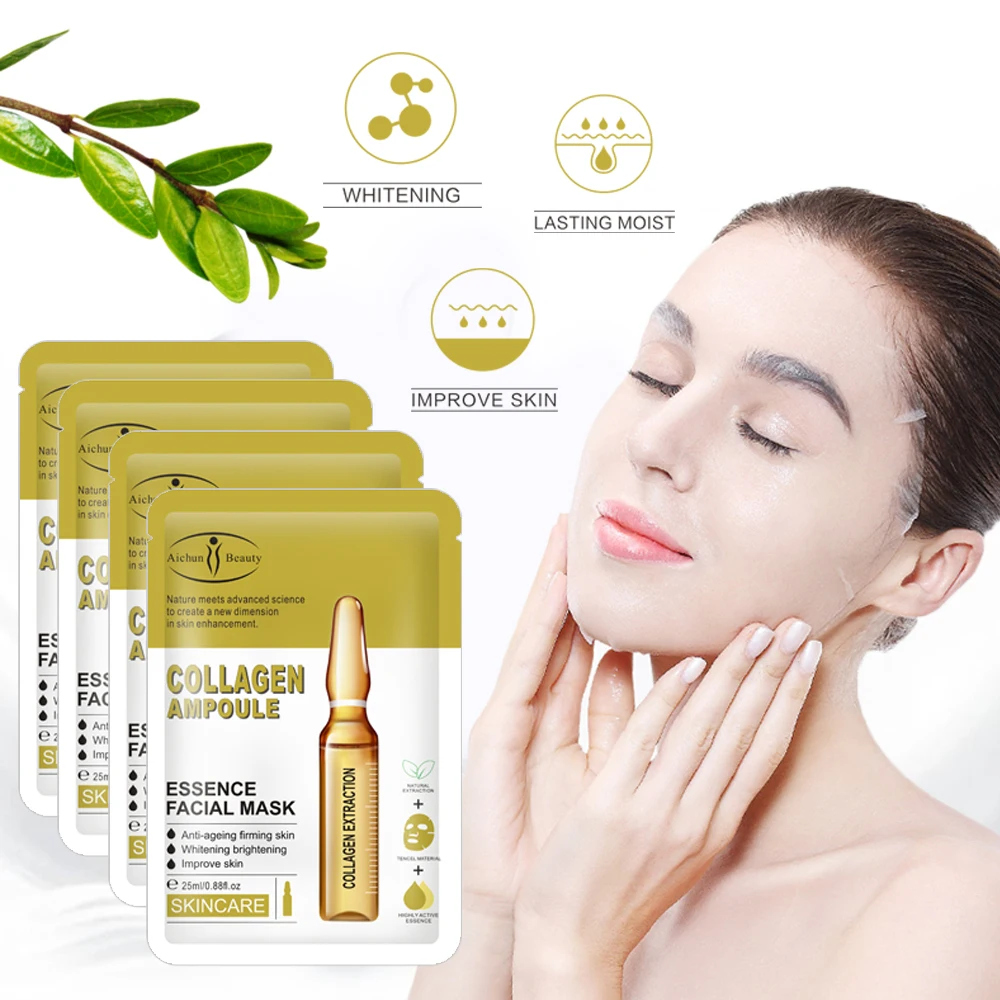 

Lasting Moist Antiseptic Firming Face sheet Mask Skin Anti-ageing Brightening Hydrating Collagen Face Mask