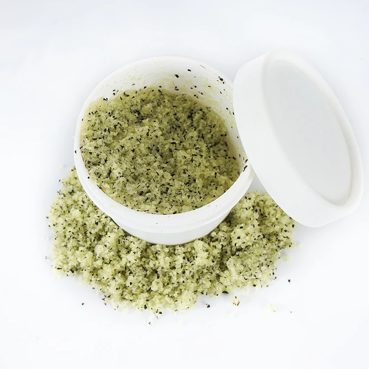 

Custom Private Label Natural Organic Green Tea Exfoliating whitening Moisturizing Face Matcha body Scrub