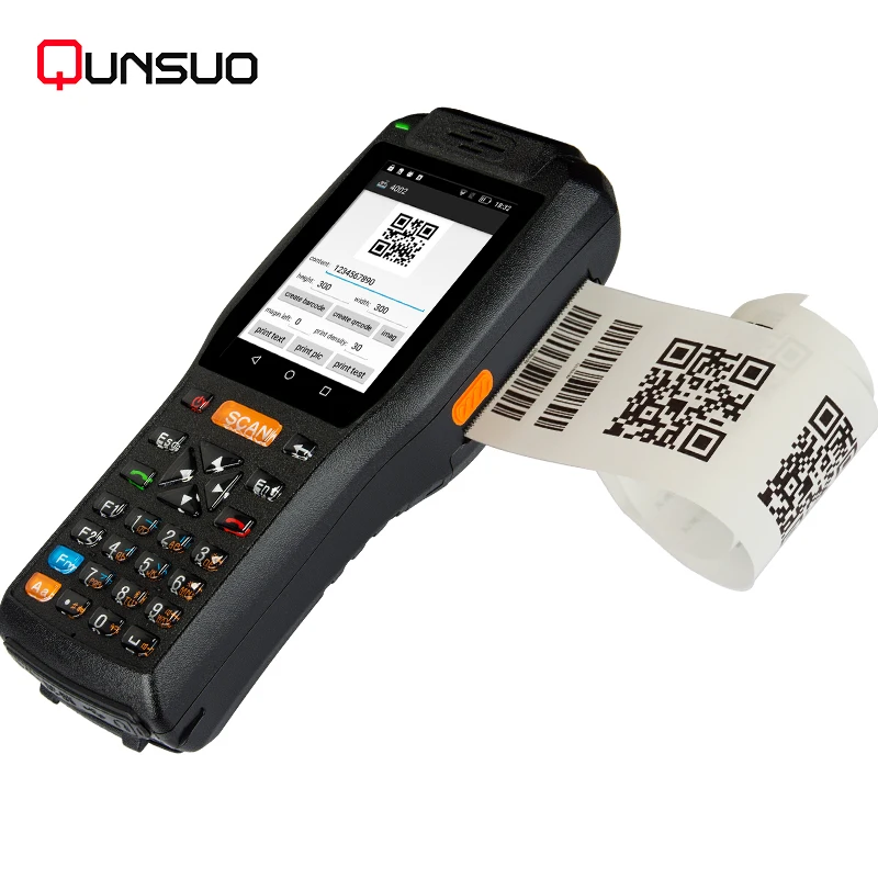 

infrared portable 2d barcode scanner machine module with display and memory