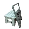 Bafuluo new design hand storage usage plastic folding stool for home and camping