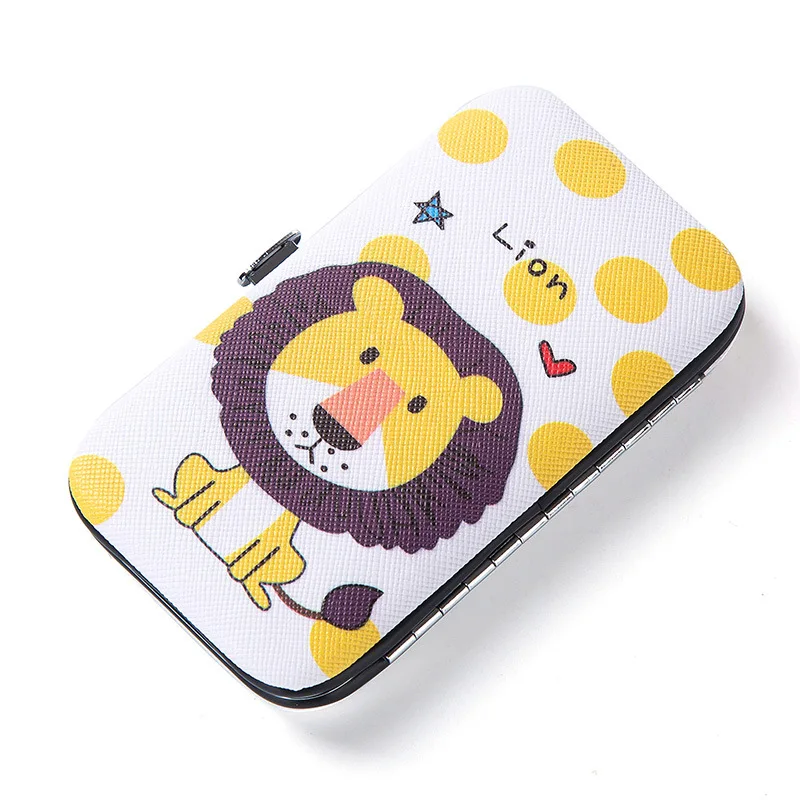 

2020 New Style Professional Finger Nail Care Cartoon Design Japanese Manicure Kit 7Pcs Set For Kids Wholesale, As picture show