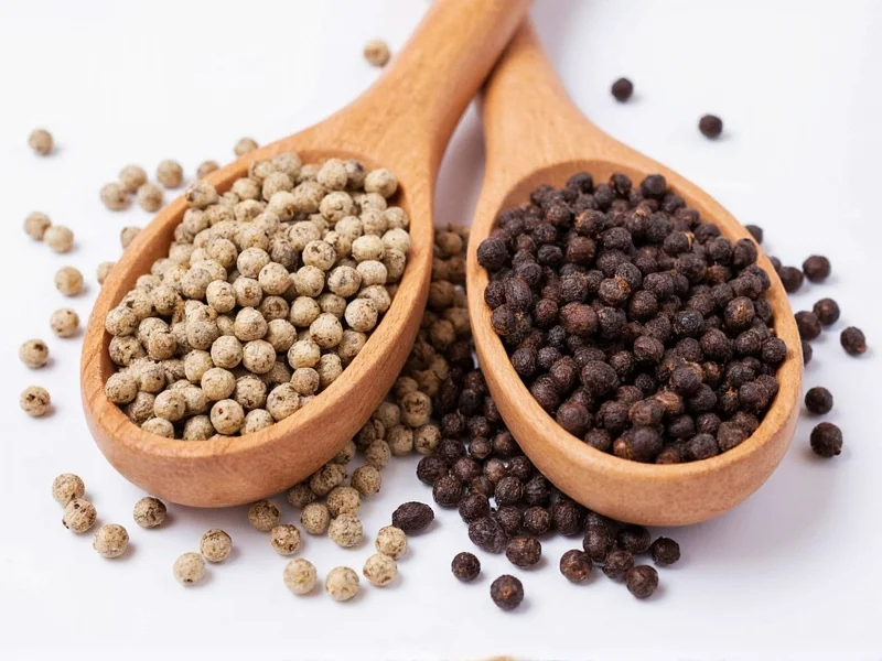 White vs Black Pepper: Key Differences Explained