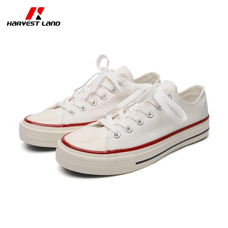 

Hot sale summer spring Comfortable Classic Style Flat sneakers white vulcanized shoes canvas, As photos,or as your request