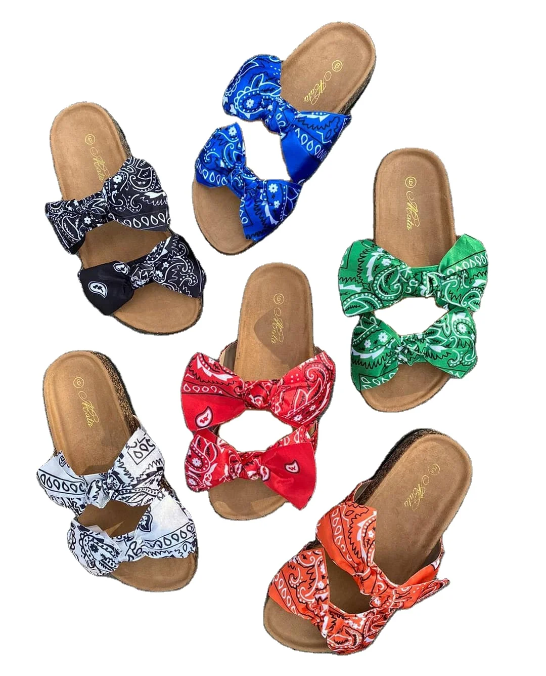 

2021 summer new women's sandals sweet beaded flat heel slippers fairy style women's shoes