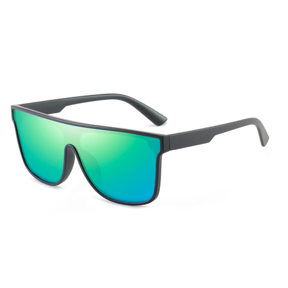 

FRROS 9501 one piece lens flat top mirror polarized sports mens sunglasses oem odm custom logo