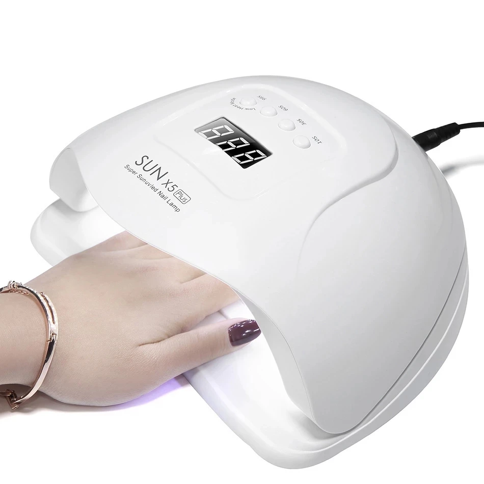 

Gel Nail Polish Manciure Sun Light Curing with 4 Timers Professional Nail Art Tools UV LED Nail Dryer Lamp