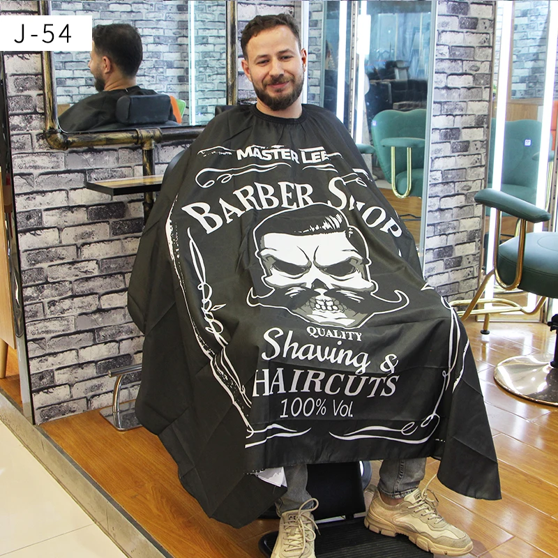 

Masterlee Custom Logo fashion hair cut cape Hairdressing Cape high Quality Barber Capes, Picture color