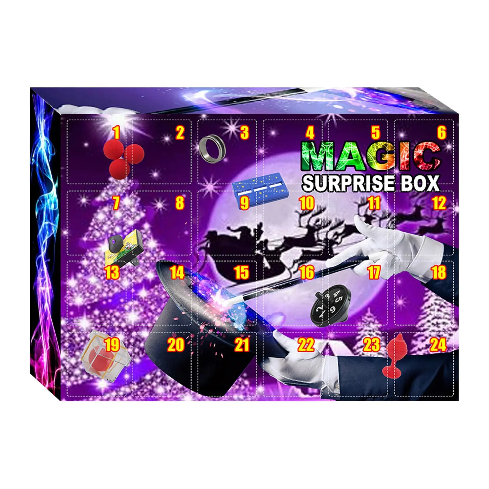 

Christmas Advent Calendar Toys Countdown Calendar Box Blind Box Magic Toy Kids Christmas Toys For Kids, Custom