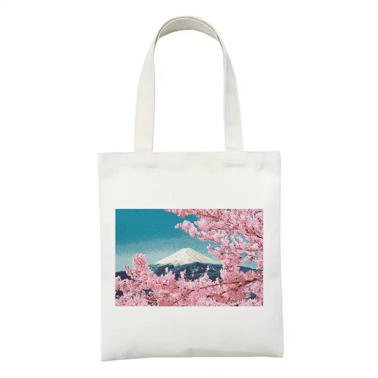 

Produce Eco Friendly Promotional Handbags Reusable Shopping Tote Cotton Canvas Bags with Custom Printed Logo