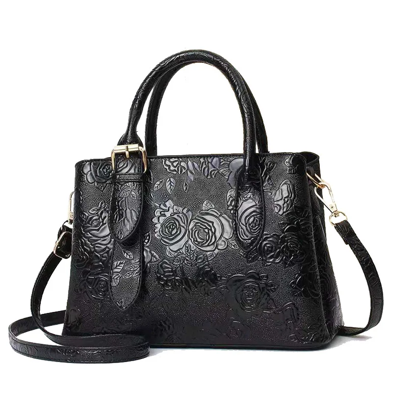 

2022 fashion trend leather shoulder lady popular cross body bag tote bag wholesale custom women handbags